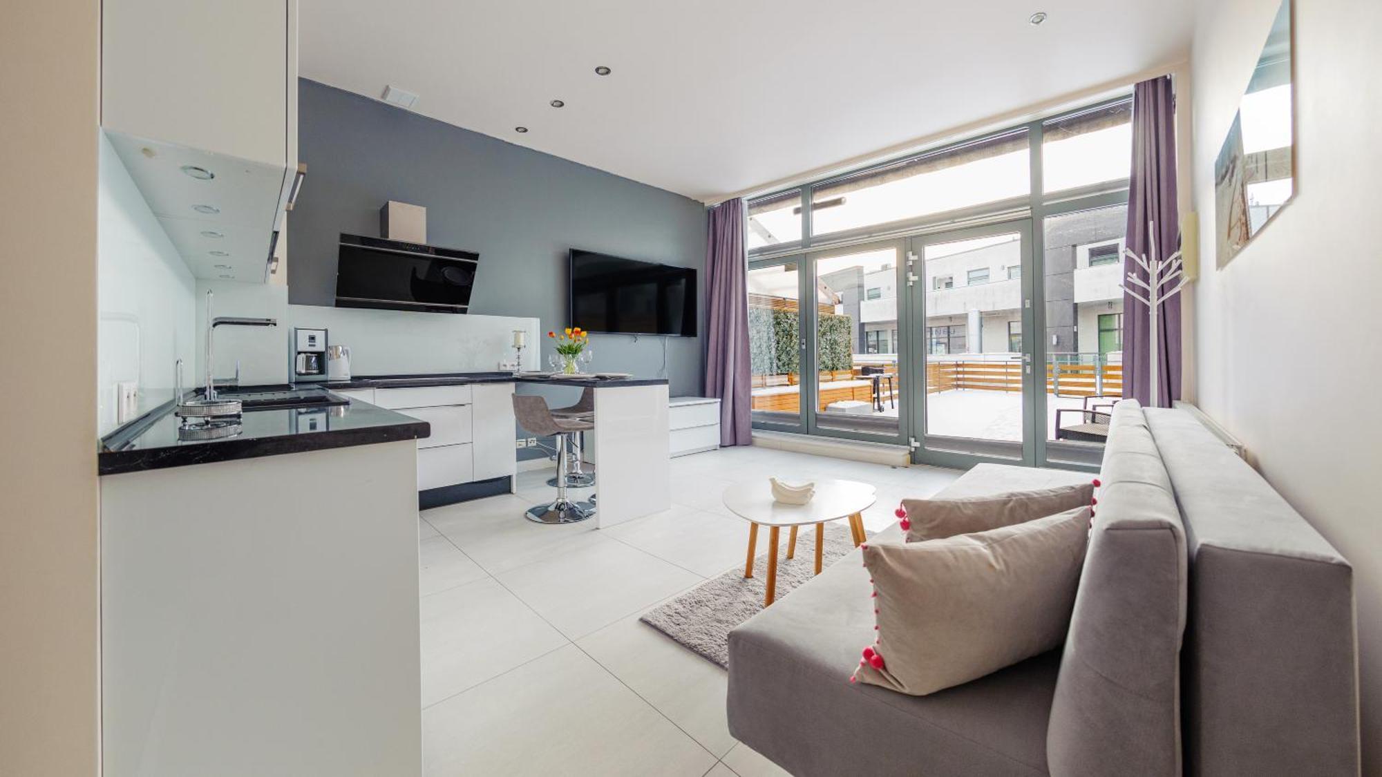 Apartamenty Sun & Snow Miedzyzdrojski Rynek เมียนซิดดรอแย ภายนอก รูปภาพ